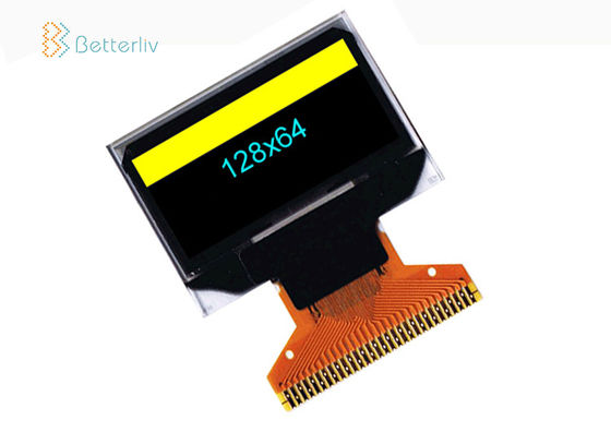 0.96'' Small OLED Display 128x64 Dual Color Yellow And Blue With COG Type