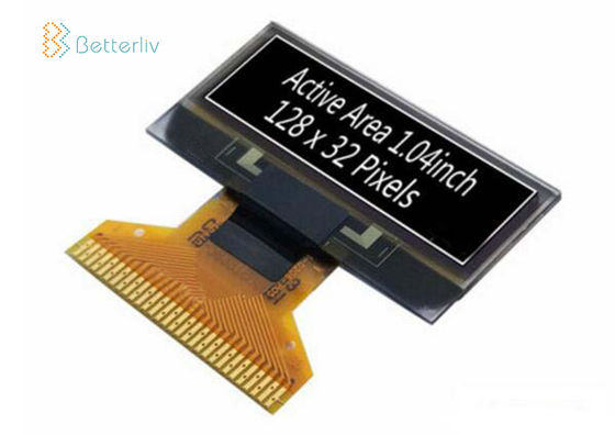 White 1.04 Inch Mini OLED Display 128x32 24 Pin Soldering Type