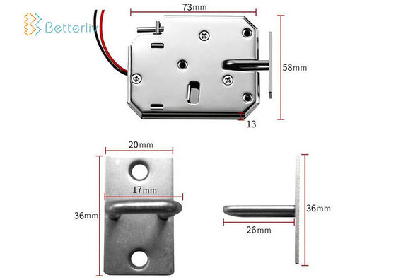 Carbon Steel Electromagnetic Solenoid Lock For Vending Machine