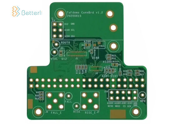 FR4 2 Layer PCB Board , Two Sided PCB Green Solder for OEM Electronics