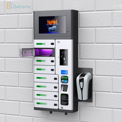 Pin Code Mobile Phone Charging Lockers , 144W Cell Phone Charging Station Lockers