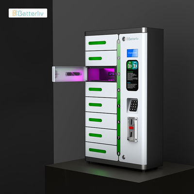 OEM ODM Mobile Phone Charging Lockers , 8 Bay Cell Phone Charging Lockers
