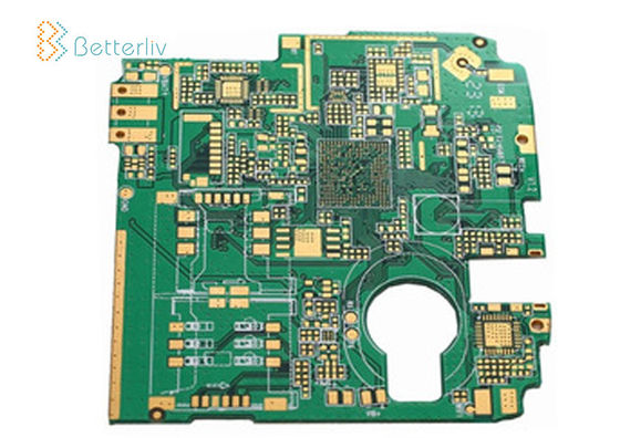 HASL Four Layer Pcb 1.0mm Thickness Plating Hard Gold  Customized Board Size