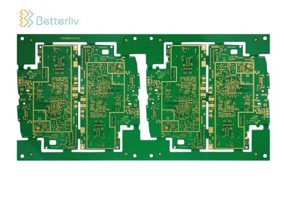 TG130 6 Layer PCB Board ENIG Surface finish HDI Buried Blind Vias Hole