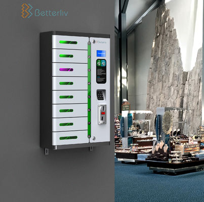OEM ODM Mobile Phone Charging Lockers , 8 Bay Cell Phone Charging Lockers